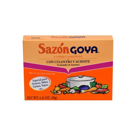 Goya Sazon Goya Sazon Cilantro/Achte 1.41 oz., PK36 3782